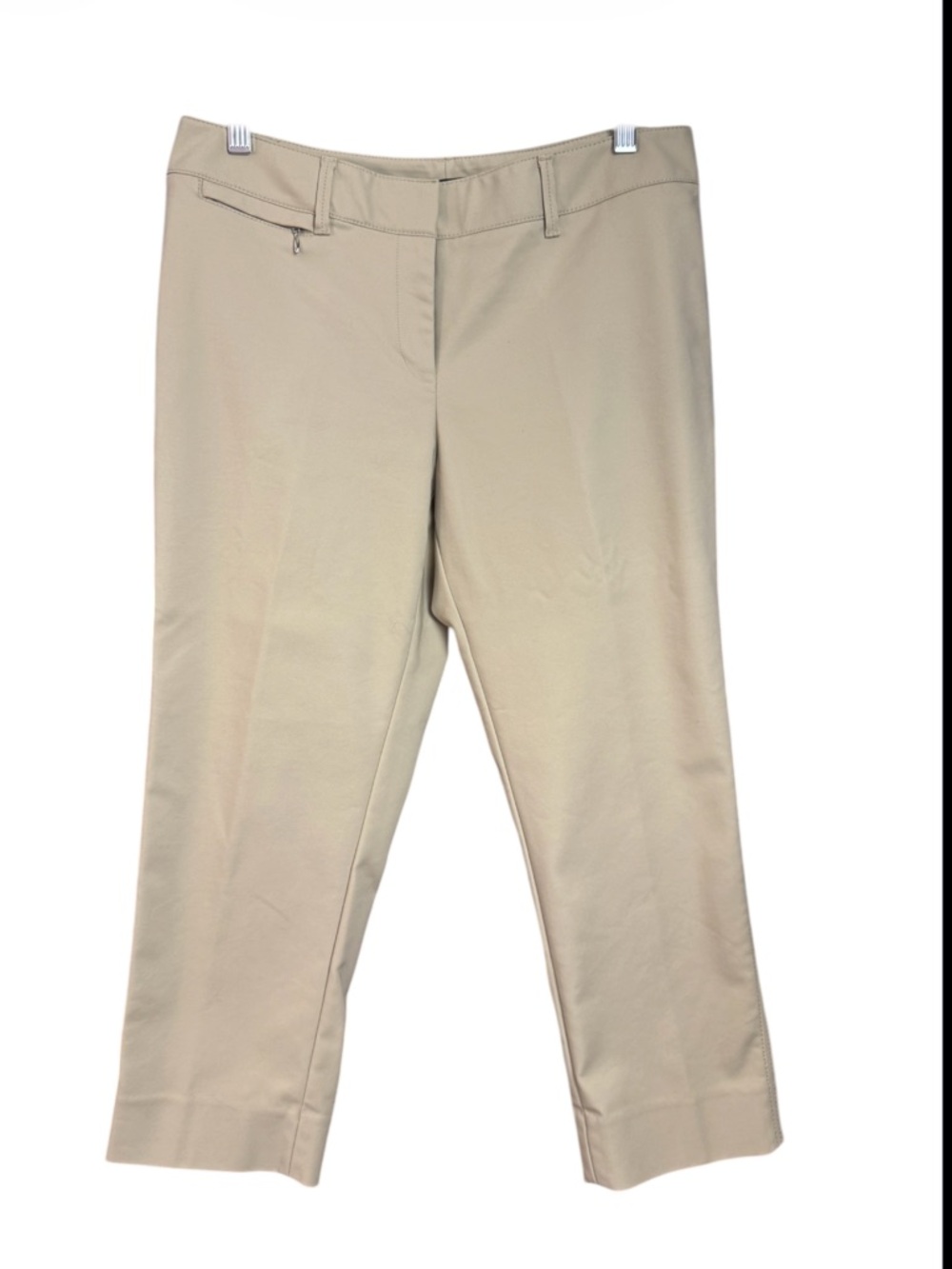 White House Black Market Perfect Form Crop Leg Pants - Size 8 - Picture 2 of 6